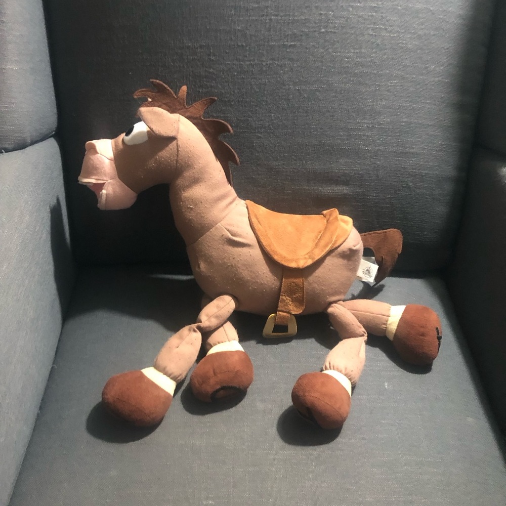 Disney Pixar Toy Story Woody's Horse Bullseye Plush 16" Disney Store Woody Andy